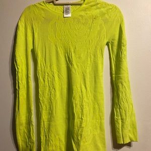 Wolford NET ROSES TOP LONG SLEEVE size L